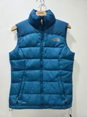 THE NORTH FACE ザノースフェイス 1211-9 700 ダウン ベスト ブルー 80 ジュニア兼用