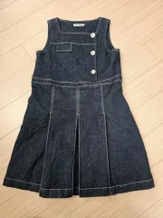 (キッズ)bebe デニム ONE PIECE 130 状態