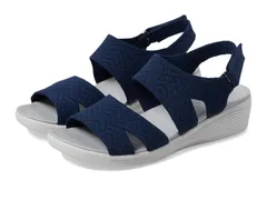 スケッチャーズ レディース シューズ ヒール SKECHERS Arya Modern Muse Navy ネイビーのサムネイル