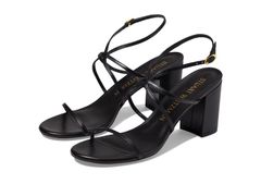 スチュアート ワイツマン レディース シューズ ヒール サンダル Stuart Weitzman Barelythere 75 Block Sandal Black ブラック