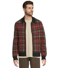 オールセインツ メンズ アウター コート カーディガン AllSaints Nettle Cardigan Red レッドのサムネイル