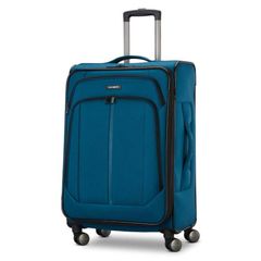 삼소나이트 남성 가방 가방 Samsonite Ascella 40 Medium Expandable Spinner Cerulean Blue 블루