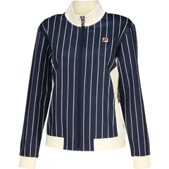 FILA フィラ トラックジャケット テニス トレーニングシャツウィメンズ (el0228-20z)、ネイビー