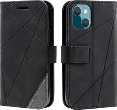 【人気商品】カード収納 スタンド機能 財布型 サイドマグネット TPUケース 軽量 手帳型 ストラップホール 収納力 QI充電対応 横置き機能 ケース アイフォン レザーケース ソフトシリコン iPhone 全面保護 (ブラック iPhone15)