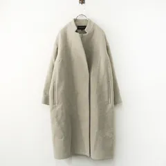 美品 アーバンリサーチ URBAN RESEARCH プチスタンドコート 36＼グレー系 ウール ロング ジャケット【2400014874570】