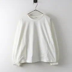 美品 ミッシェルボードワン Michel Beaudouin ハイゲージコットンジャージークルーネックプルオーバー 1 ＼ホワイト 長袖【2400014878318】のサムネイル