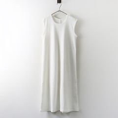 スタジオクリップ studio CLIP タンクトップワンピース F∥ホワイト ドレス ロング フレア マキシ丈 シンプル コットン【2400014880489】