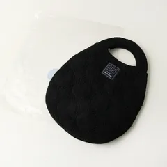 未使用 2023AW ミナペルホネン mina perhonen tambourine uzura bag‖ブラック ウズラバッグ ハンドバッグ 手提げ 刺繍【2400014881257】