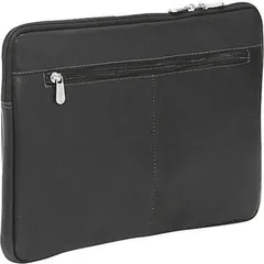 ピエル レザー メンズ バッグ ハンドバッグ Piel Leather 13 Zip Laptop Sleeve Black ブラック