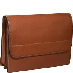 ピエル レザー メンズ バッグ ハンドバッグ Piel Leather Envelope Portfolio Saddle