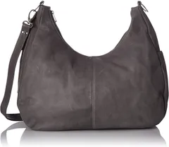ピエル レザー メンズ バッグ ショルダーバッグ Piel Leather Large CrossbodyHobo Shoulder Bag Charcoal チャコール