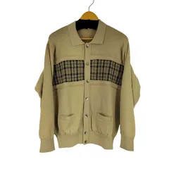 ダックス DAKS チェック柄デザイン カーディガン メンズ import：L のサムネイル