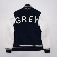 L) トム・ブラウン トム・グレー シープスキン スタジャン ジャケット
