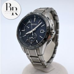 SEIKO クロノグラフ 時計 ブルー - メルカリ