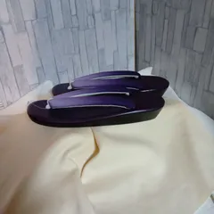 パープル色の草履(ＬＬサイズ）