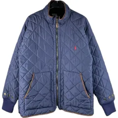 S ポロラルフローレン ポニー刺繍 ロゴ キルティング ジャケット