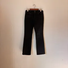 TRUE RELIGION トゥルーレリジョン FW 起毛 ブラックジーン デニム 25 26 ストレッチ デニム スリム ブーツ