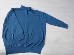Sサイズ ブルー ゴージ ニット プルオーバー