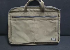 ポーター TANKER ブリーフケース / セージ グリーン / 日本正規品