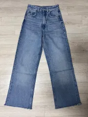 ザラ ハイウエスト ワイド ジーン