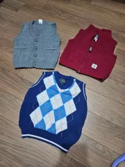 キッズニット/キルティング ベスト 3種 90号