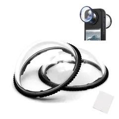 【新着商品】Insta360 X4 対応 レンズガード 光学PC レンズ 保護カバー インスタ360 x4 アクセサリー用 アクションカメラレンズキャップ 高透過率 キズ防止 耐落下性 防塵のサムネイル