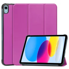 【人気商品】a16 ケース iPad iPad 11世代 2025 11 インチ/10世代 2022 10.9 インチ ケース 三つ折りスタンド オートスリープ機能付き 薄型 軽量 保護カバー，パープル