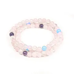 【新品】 [AURABLOOM] 20種以上 天然石 パワーストーンブレスレット アクアマリン タイガーアイ アメジスト ムーンストーン 男女兼用 お守り 化粧箱付き プレゼント