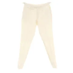 【中古】インコテックス INCOTEX BEAMS F別注 ウール カジュアルスラックスパンツ アイボリー【サイズ46】【メンズ】