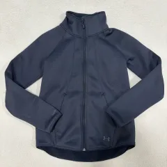 S アンダーアーマー コールドギア グレー フィット ジップアップ ジャケット 1204