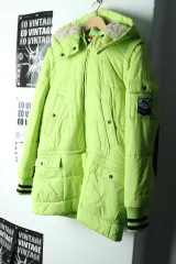 W(S) PUMA プーマ ダウン アウター ジャケット ロング オールドスクール -15B9C