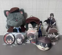 文豪ストレイドッグス 江戸川 乱歩 猫ぬいぐるみ おまんじゅう アクリル グッズ まとめ