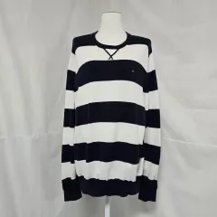 トミーヒルフィガー ストライプ Tシャツ 長袖Tシャツ メンズ 100 1022