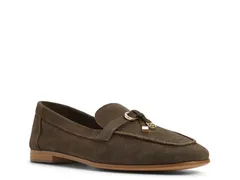 アルド レディース シューズ スリッポン・ローファー Aldo Ybilide Loafer Dark Green Suede グリーンのサムネイル
