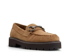 アルド レディース シューズ スリッポン・ローファー プラットフォーム ローファー Aldo Danrose Platform Loafer Brown Suede ブラウンのサムネイル