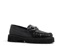 アルド レディース シューズ スリッポン・ローファー プラットフォーム ローファー Aldo Danrose Platform Loafer Black Croc Print Synthetic ブラのサムネイル