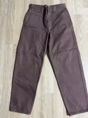 29 UNIQLO U 23ss 36ブラウン リラックスフィット ジーン