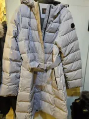 DKNY ベルト付き ロング ダウン コート