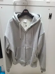 トフィー 2WAY スウェット フード ジップアップ (MELANGE GREY)