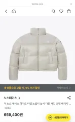 THE NORTH FACE ホワイトレーベル ノベルティ ヌプシ ダウンジャケット クリーム M