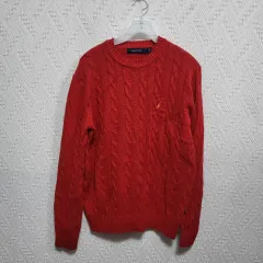 ラ168 NAUTICA(ノーティカ) ユニセックス ケーブル編み ニット M