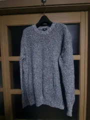 UNIQLO ユニクロ グレー クルーネック ニット XL