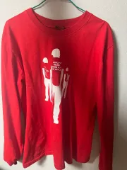 Levi's 501 レッド 長袖Tシャツ L