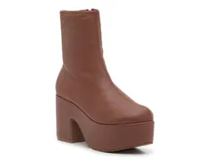ラルーデ レディース シューズ ブーツ・レインブーツ プラットフォーム ブーツ Larroude Miso Platform Bootie Cognac