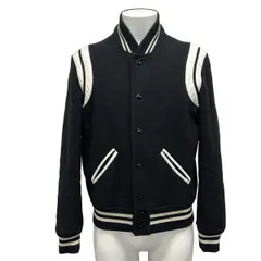 SAINT LAURENT PARIS(サンローランパリ) ブルゾン サイズ42 L メンズ テディジャケット 354718 黒 長袖/秋・冬物/15年/エディ期 ウールのサムネイル