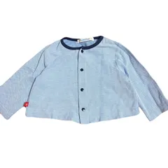 ファミリア　カーディガン　70cm ブルー 日本製