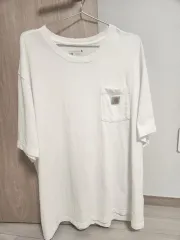カーハート ポケット 半袖 Tシャツ 白 XL