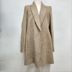 Kenneth lady ウール ブレンド Single ハーフ コート 66