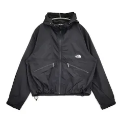THE NORTH FACE Short Compact Jacket サイズL NPW22430 定価15400円 ナイロンジャケット ブラック レディース ザノースフェイス【中古】6-0311M♪