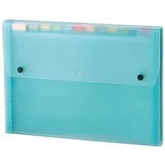 (まとめ) セキセイ ドキュメントファイル A4 13ポケット SSS-1212-30グリーン 1冊 〔×15セット〕